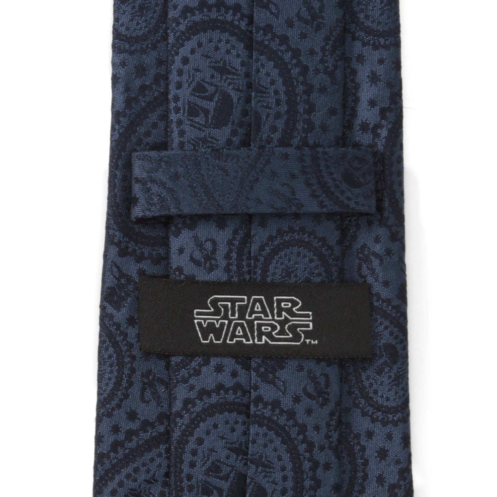 Star Wars Mandalorian and Grogu Navy Paisley Tie - Cufflinks.com - Flyclothing LLC