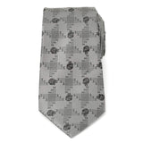 Star Wars Millennium Falcon Gray Tie - Cufflinks.com - Flyclothing LLC