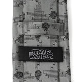 Star Wars Millennium Falcon Gray Tie - Cufflinks.com - Flyclothing LLC