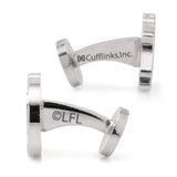Star Wars Millennium Falcon Silver Inlaid Cufflinks - Cufflinks.com - Flyclothing LLC