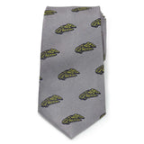Star Wars Millennium Falcon and TIE Fighter Gray Tie - Cufflinks.com - Flyclothing LLC