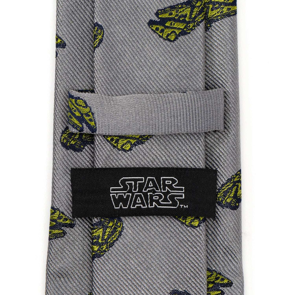 Star Wars Millennium Falcon and TIE Fighter Gray Tie - Cufflinks.com - Flyclothing LLC