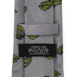 Star Wars Millennium Falcon and TIE Fighter Gray Tie - Cufflinks.com - Flyclothing LLC
