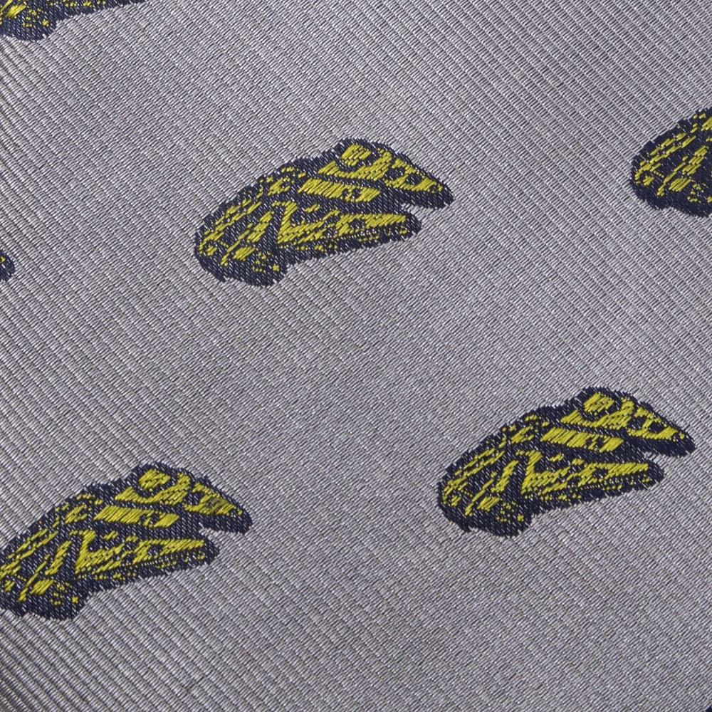 Star Wars Millennium Falcon and TIE Fighter Gray Tie - Cufflinks.com - Flyclothing LLC