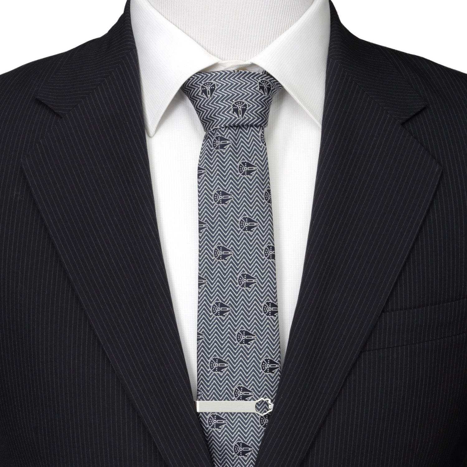 Star Wars Millennium Falcon Herringbone Tie - Cufflinks.com - Flyclothing LLC