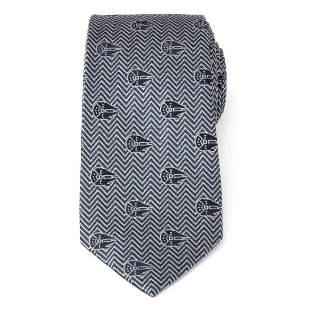Star Wars Millennium Falcon Herringbone Tie - Cufflinks.com - Flyclothing LLC