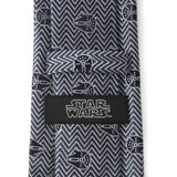 Star Wars Millennium Falcon Herringbone Tie - Cufflinks.com - Flyclothing LLC