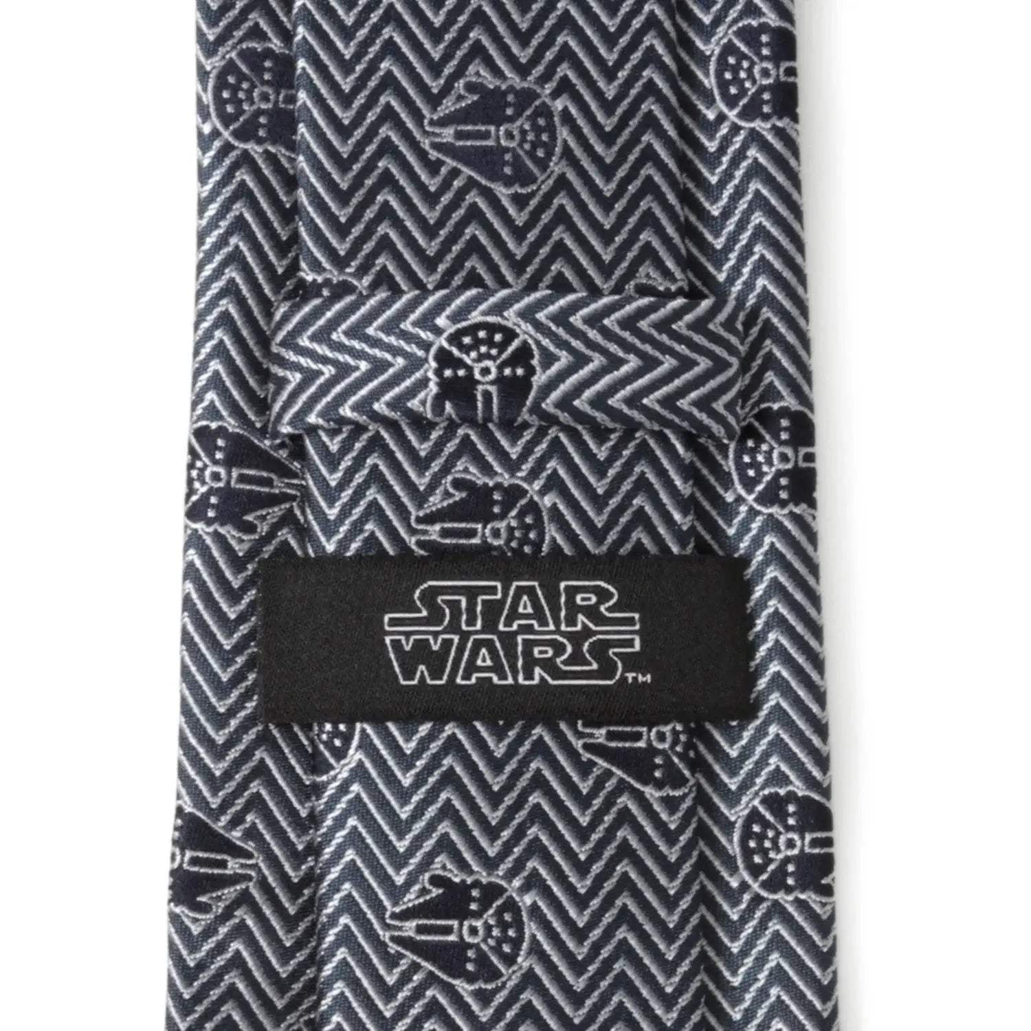 Star Wars Millennium Falcon Herringbone Tie - Cufflinks.com - Flyclothing LLC
