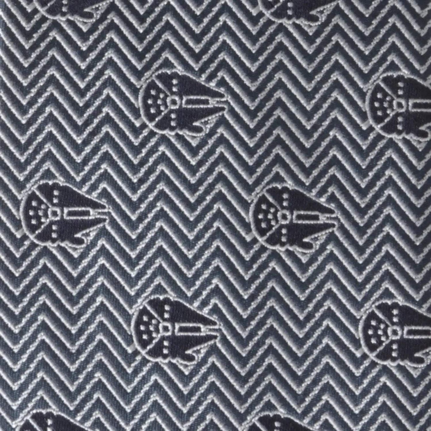Star Wars Millennium Falcon Herringbone Tie - Cufflinks.com - Flyclothing LLC