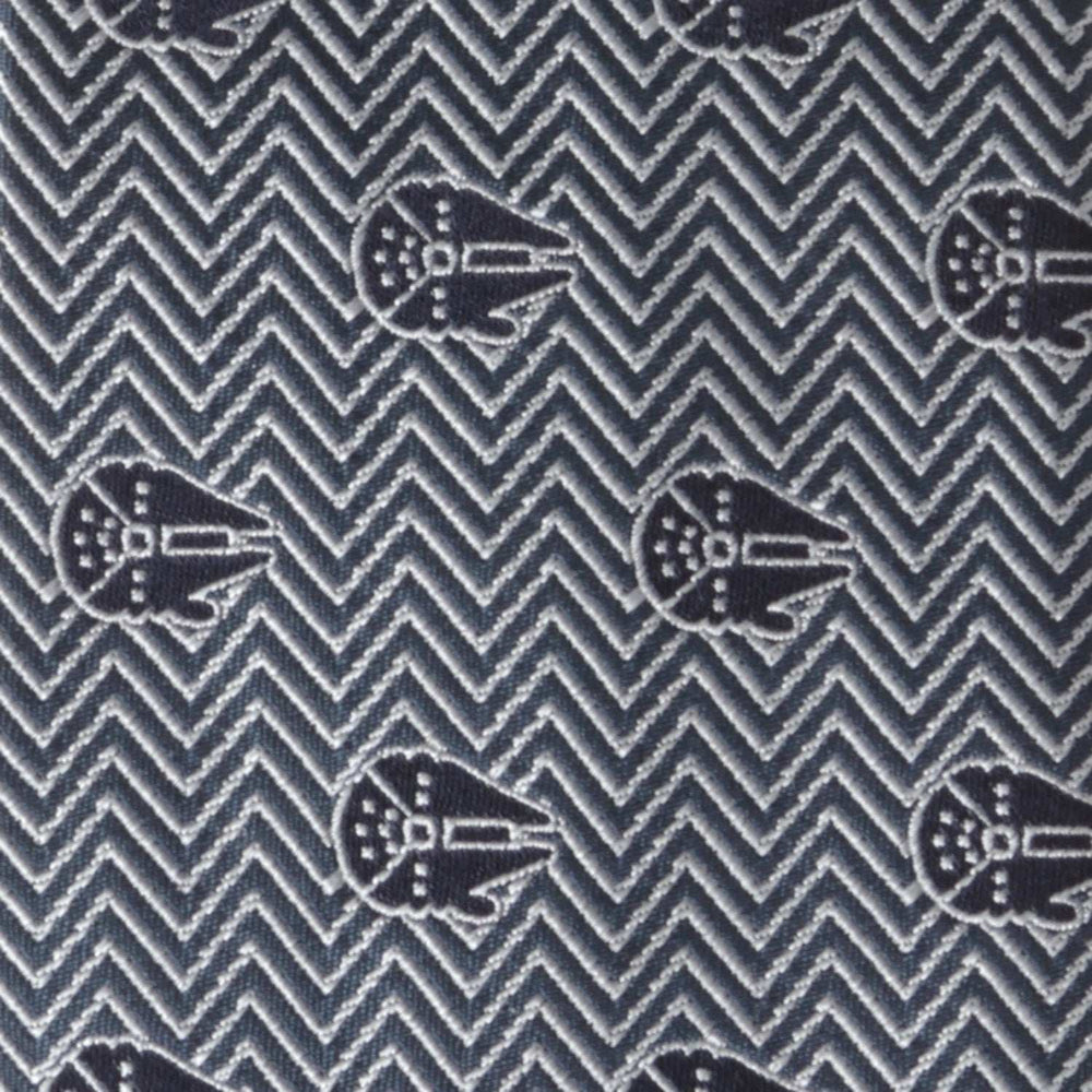 Star Wars Millennium Falcon Herringbone Tie - Cufflinks.com - Flyclothing LLC