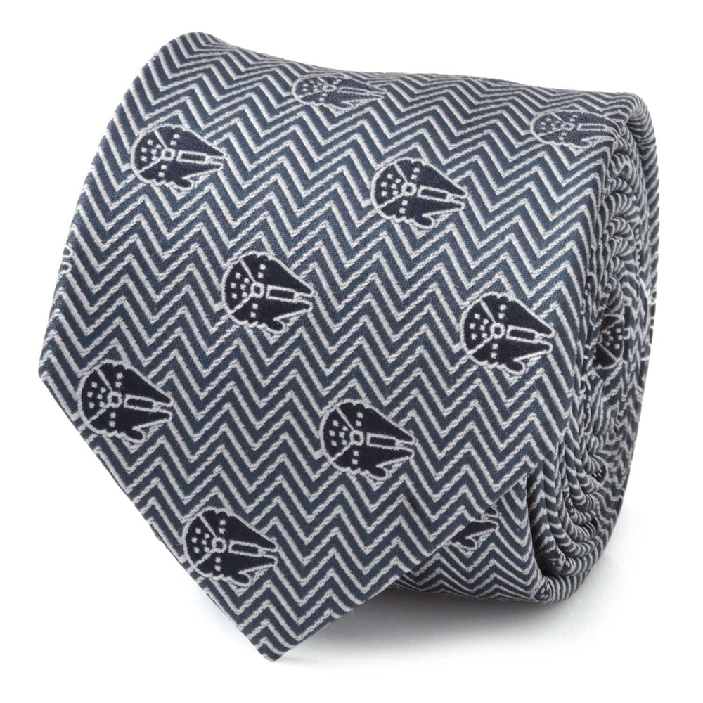 Star Wars Millennium Falcon Herringbone Tie - Cufflinks.com - Flyclothing LLC