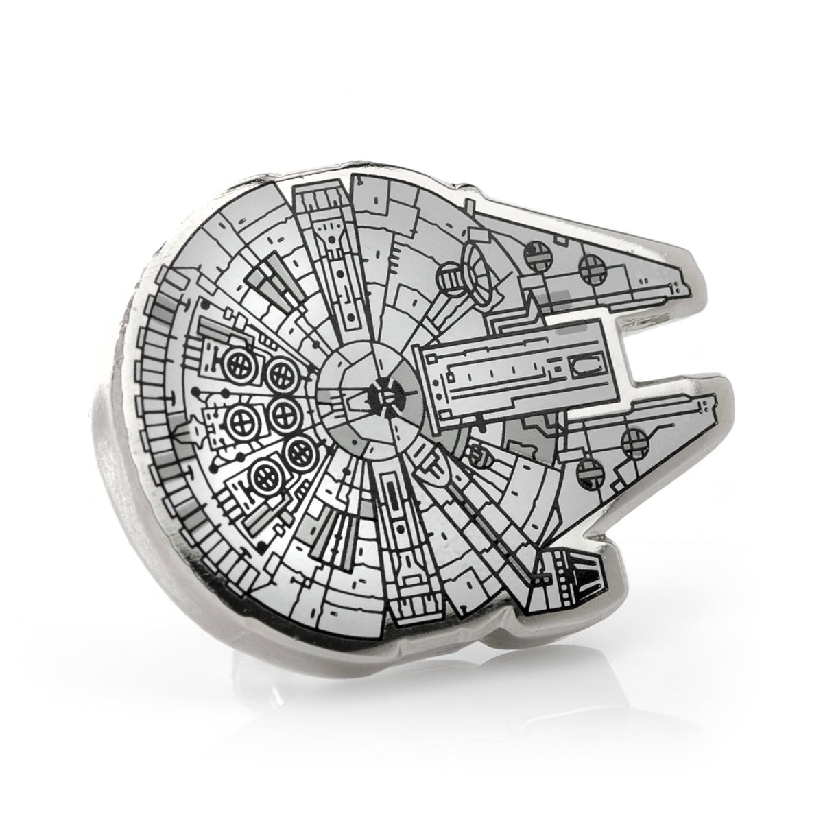 Star Wars Millennium Falcon Lapel Pin - Cufflinks.com - Flyclothing LLC