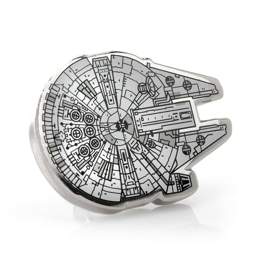 Star Wars Millennium Falcon Lapel Pin - Cufflinks.com - Flyclothing LLC