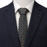 Star Wars Millennium Falcon Motif Navy Blue Tie - Cufflinks.com - Flyclothing LLC
