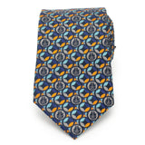 Star Wars Millennium Falcon Motif Navy Blue Tie - Cufflinks.com - Flyclothing LLC
