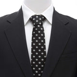 Star Wars Millennium Falcon Metallic Silver and Black Tie - Cufflinks.com - Flyclothing LLC