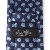 Star Wars Millennium Falcon Blue Tonal Tie