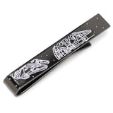 Star Wars Millennium Falcon Black and White Tie Bar - Cufflinks.com - Flyclothing LLC