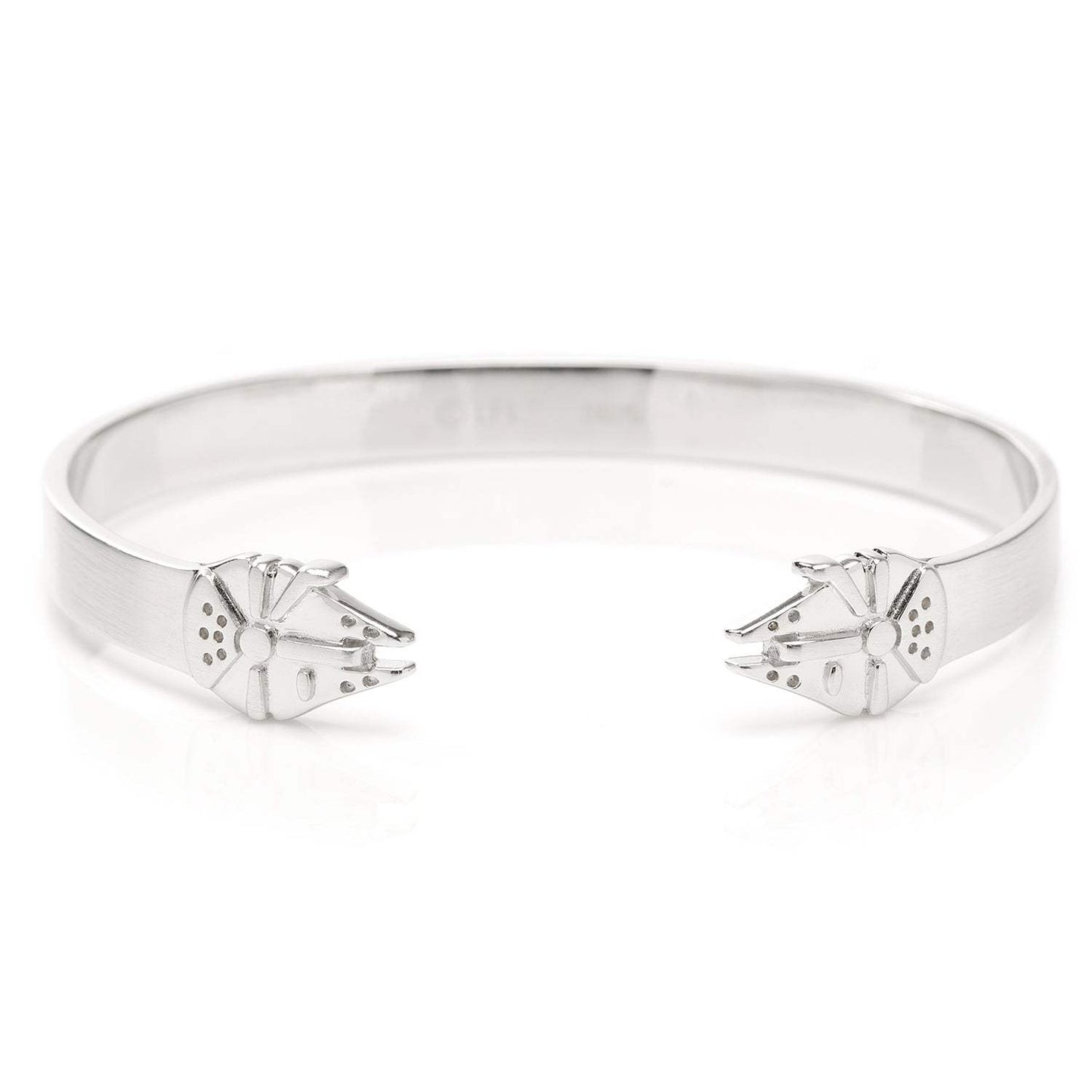 Star Wars Millennium Falcon Stainless Steel Cuff Bracelet - Cufflinks.com - Flyclothing LLC