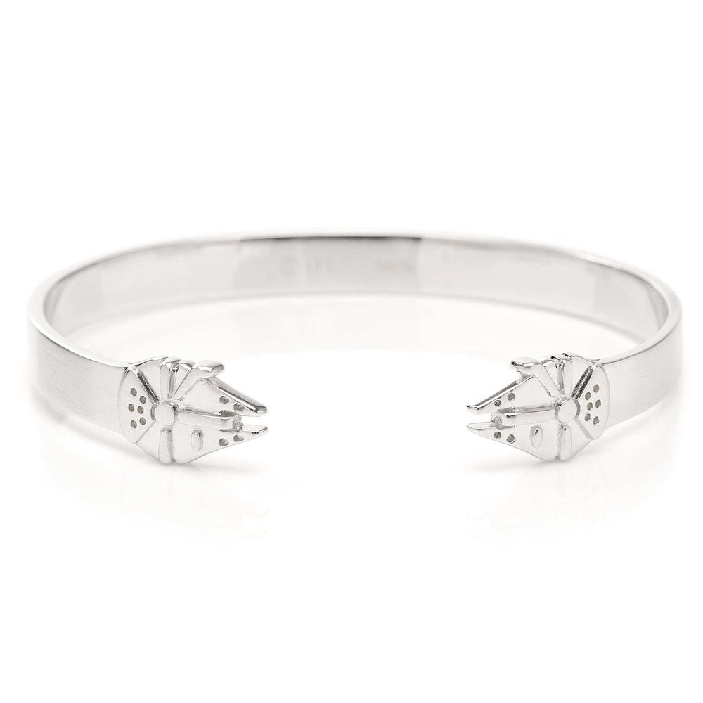 Star Wars Millennium Falcon Stainless Steel Cuff Bracelet - Cufflinks.com - Flyclothing LLC
