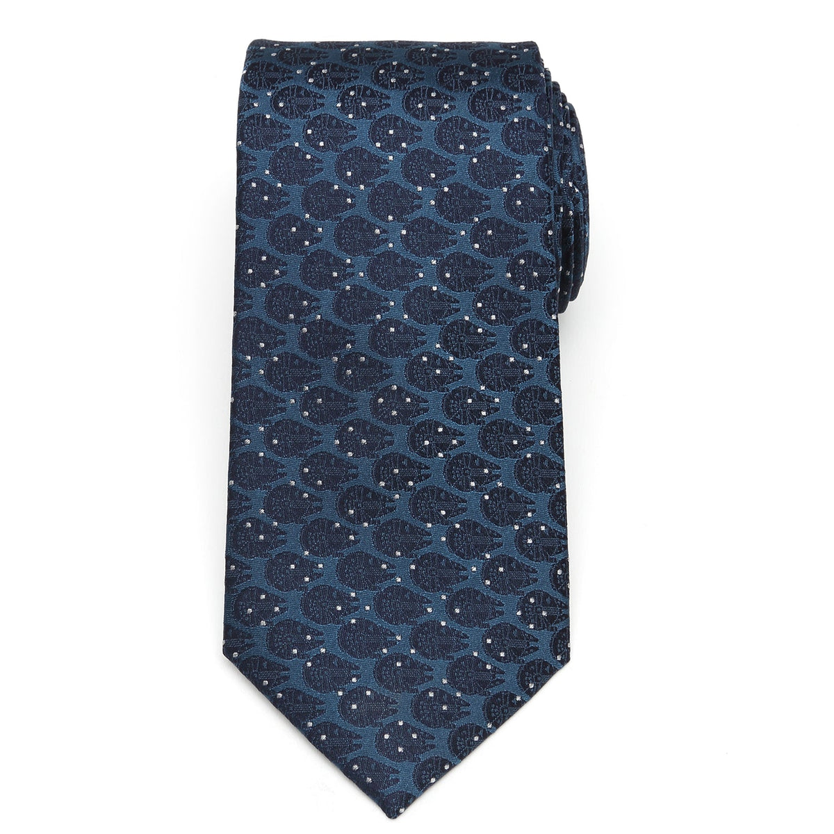Star Wars Millennium Falcon Blue and White Dot Tie - Cufflinks.com - Flyclothing LLC