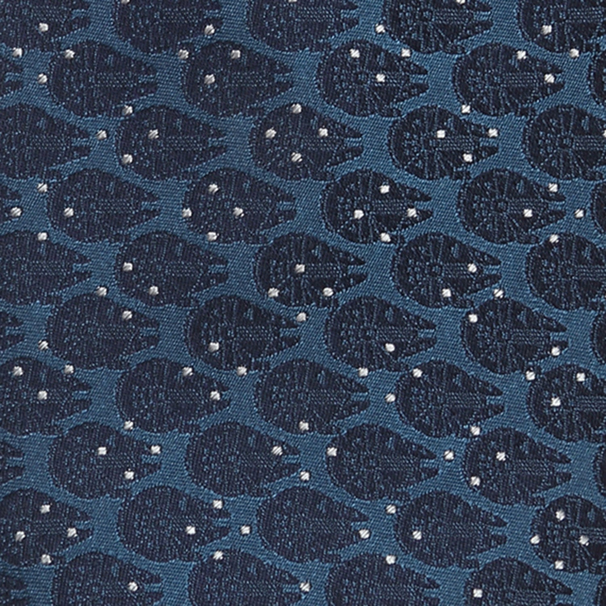 Star Wars Millennium Falcon Blue and White Dot Tie - Cufflinks.com - Flyclothing LLC