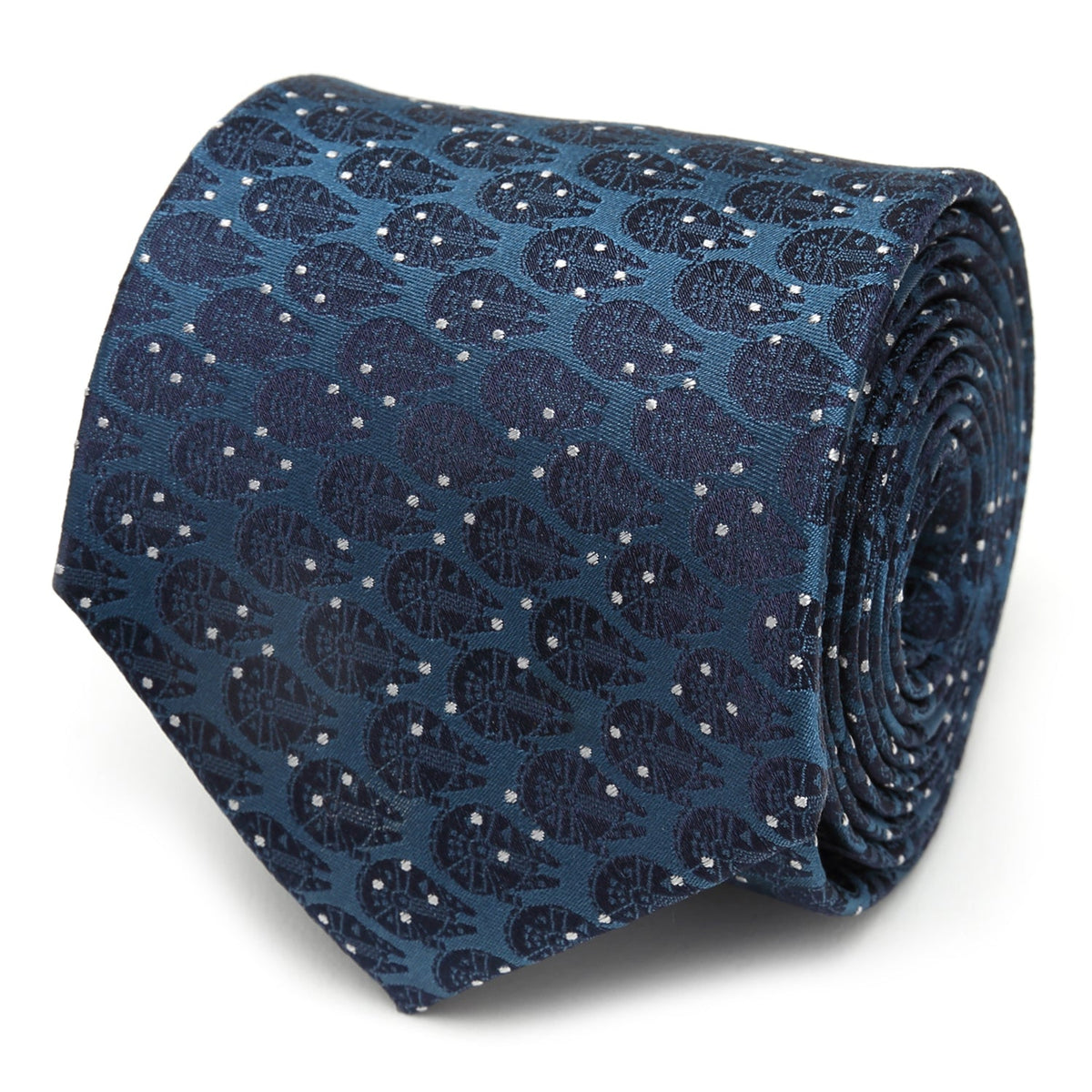 Star Wars Millennium Falcon Blue and White Dot Tie - Cufflinks.com - Flyclothing LLC