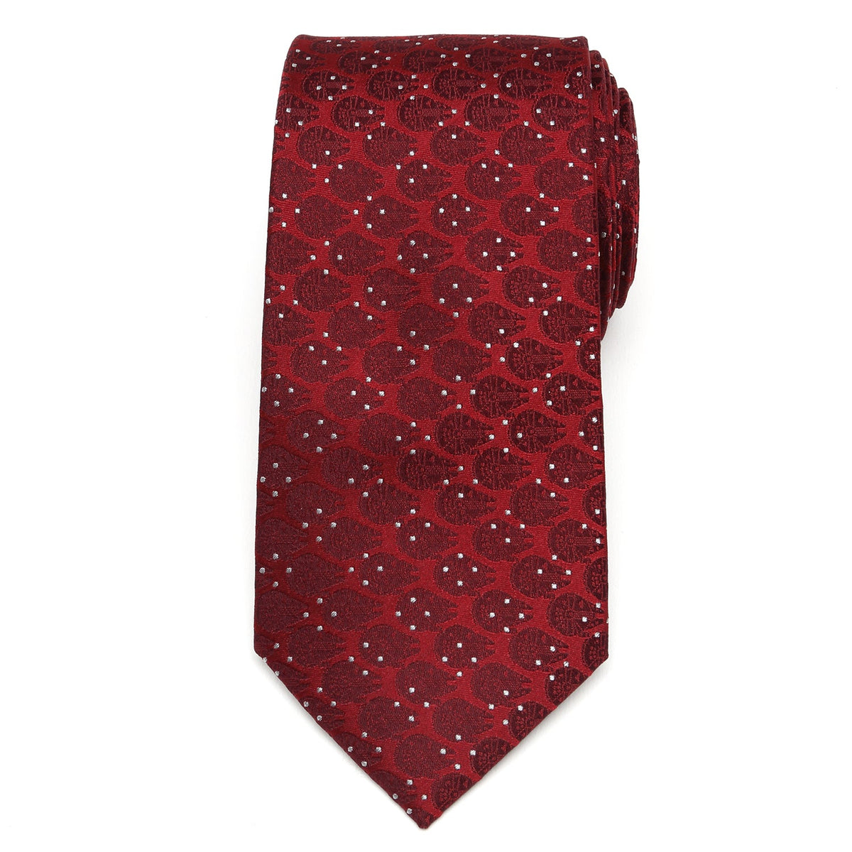 Star Wars Millennium Falcon Red and White Dot Tie - Cufflinks.com - Flyclothing LLC