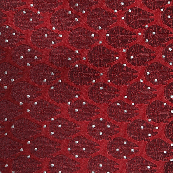 Star Wars Millennium Falcon Red and White Dot Tie - Cufflinks.com - Flyclothing LLC