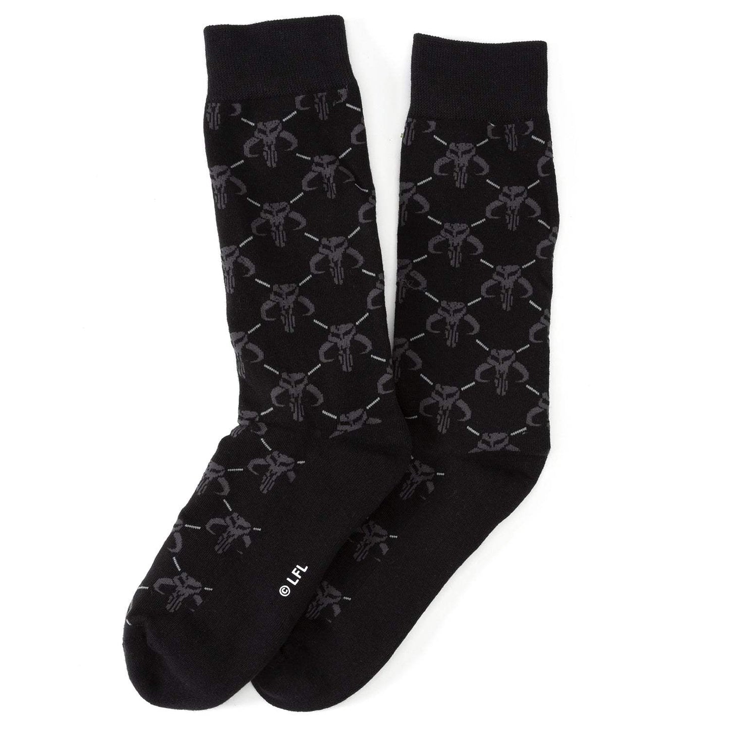 Star Wars Mandalorian Dress Socks 3-Pack and Mythosaur Lapel Pin Gift Set - Cufflinks.com - Flyclothing LLC