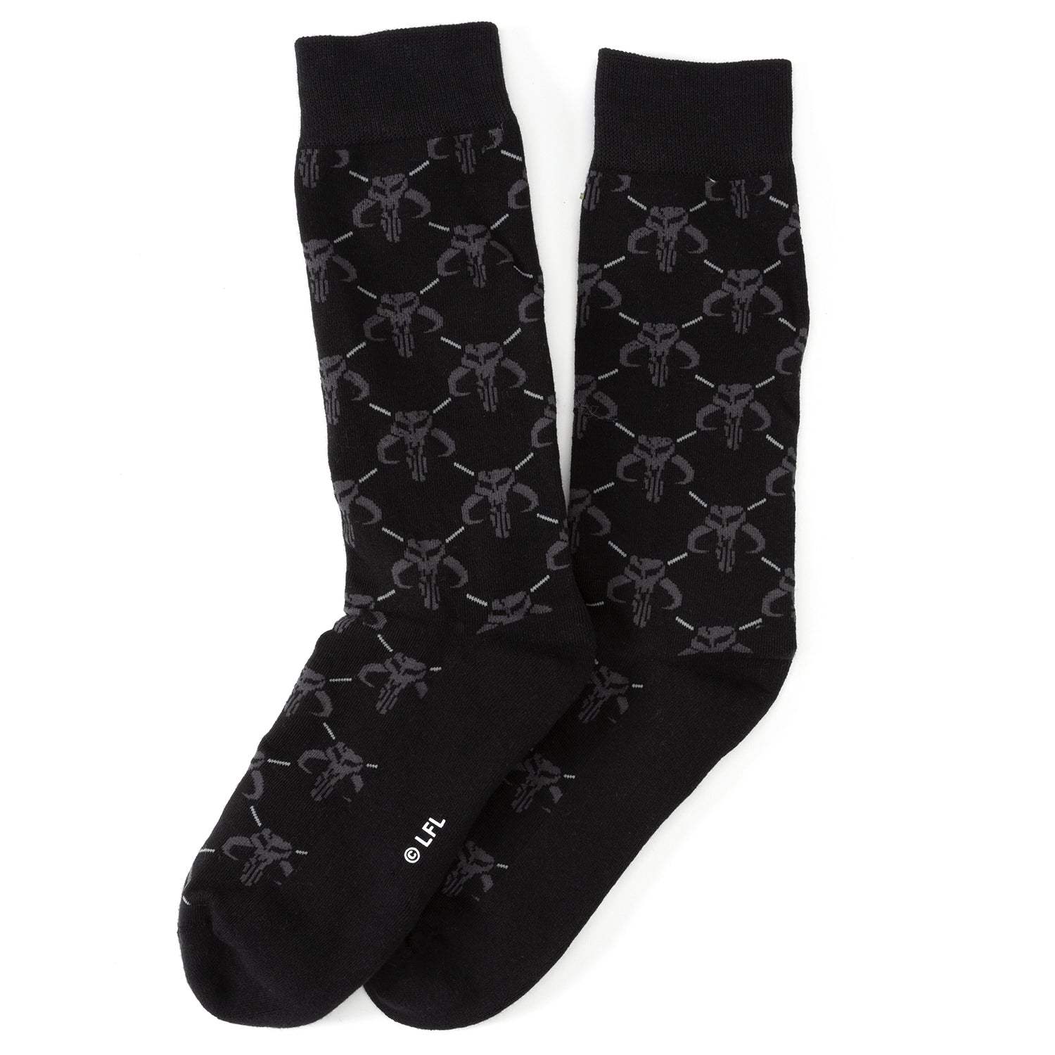 Star Wars Mandalorian Dress Socks 3-Pack and Mythosaur Lapel Pin Gift Set - Cufflinks.com - Flyclothing LLC