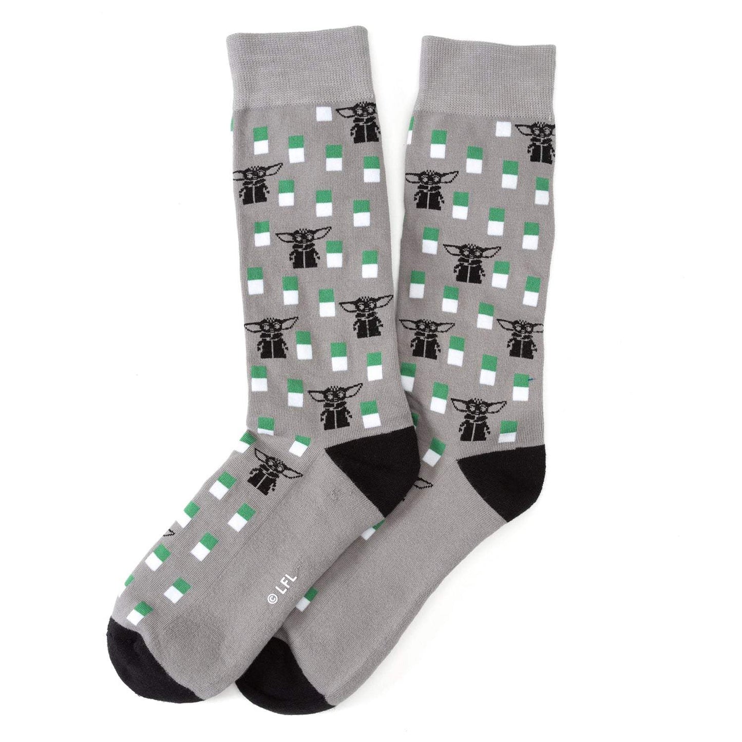 Star Wars Mandalorian Dress Socks 3-Pack and Mythosaur Lapel Pin Gift Set - Cufflinks.com - Flyclothing LLC