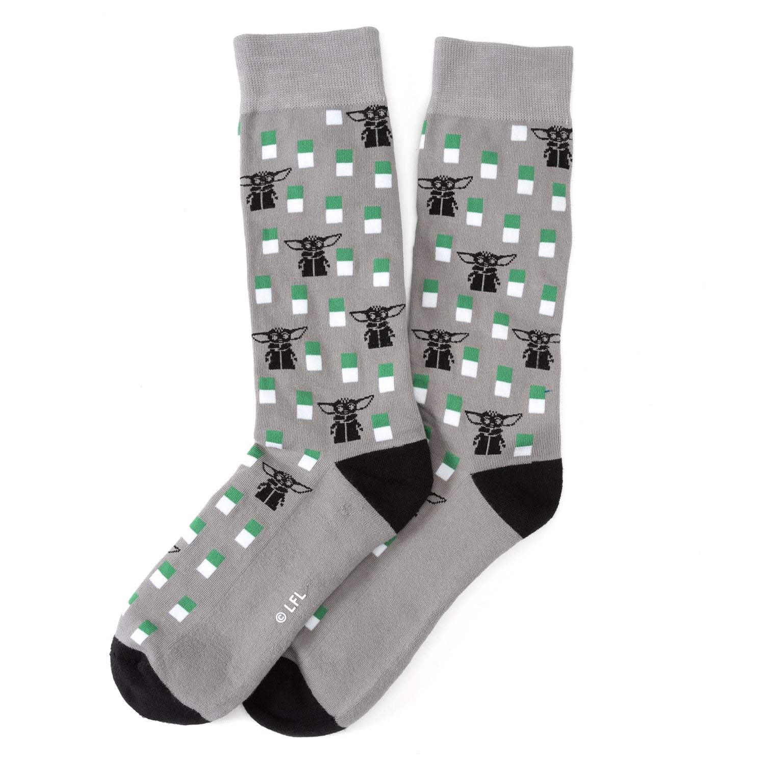 Star Wars Mandalorian Dress Socks 3-Pack and Mythosaur Lapel Pin Gift Set - Cufflinks.com - Flyclothing LLC