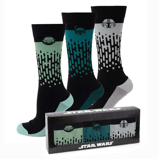 Star Wars Mandalorian 3-Pack Dress Sock and Lapel Pin Gift Set - Cufflinks.com - Flyclothing LLC