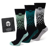 Star Wars Mandalorian 3-Pack Dress Sock and Lapel Pin Gift Set - Cufflinks.com - Flyclothing LLC