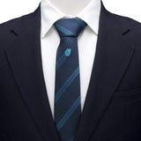 Star Wars Millennium Falcon Blue Striped Tie - Cufflinks.com - Flyclothing LLC