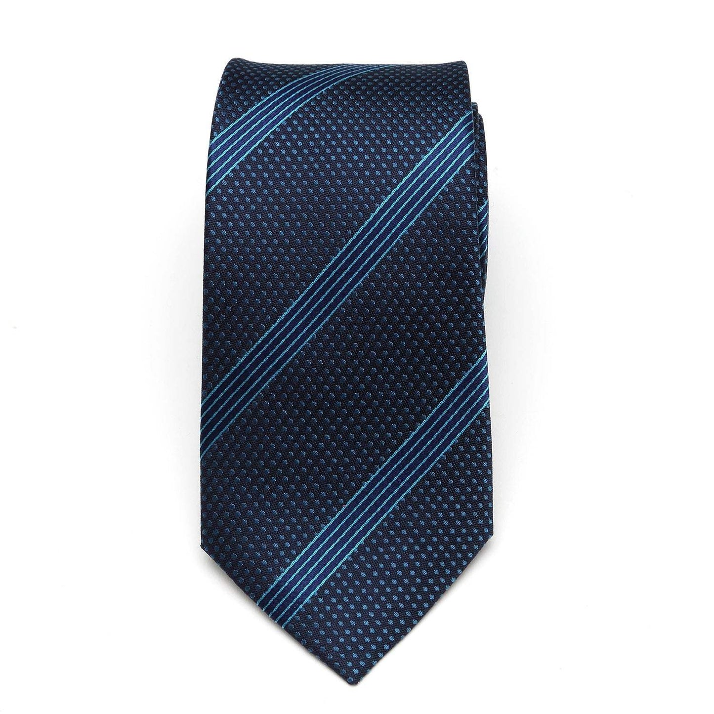 Star Wars Millennium Falcon Blue Striped Tie - Cufflinks.com - Flyclothing LLC