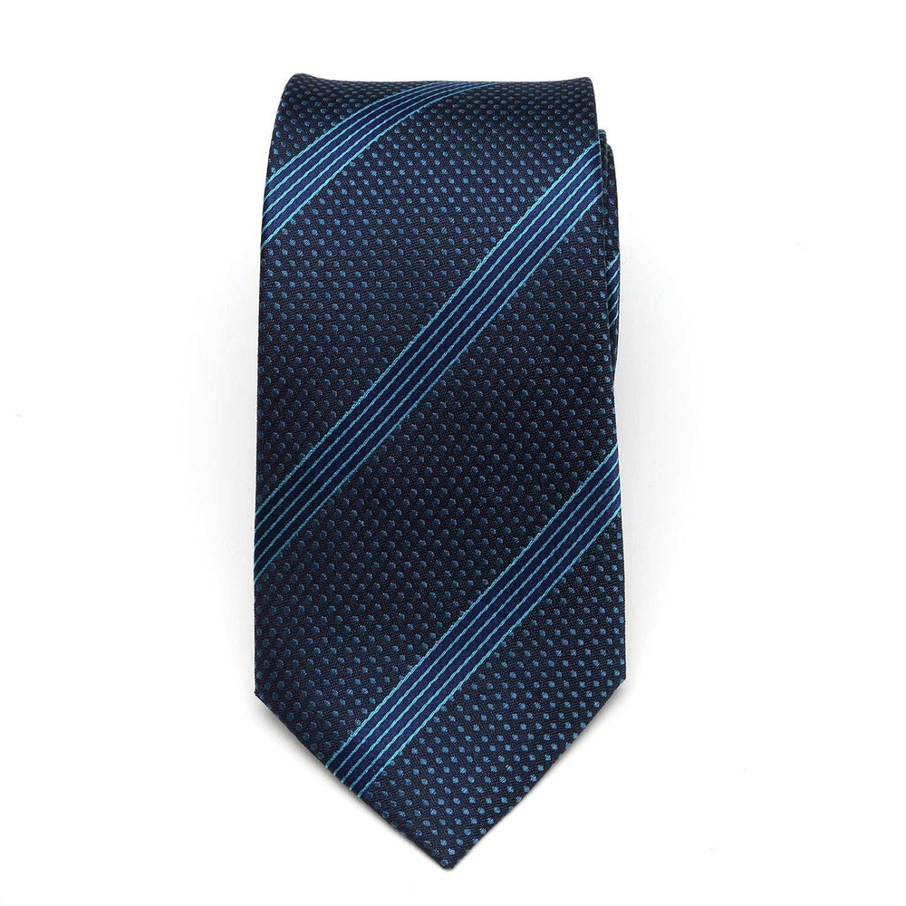 Star Wars Millennium Falcon Blue Striped Tie - Cufflinks.com - Flyclothing LLC
