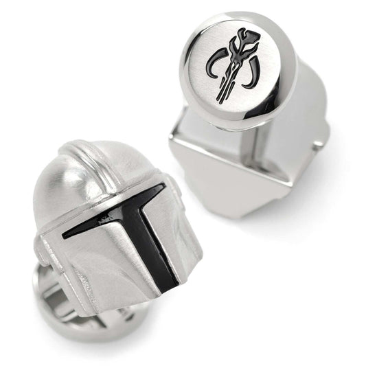 Star Wars Mandalorian 3D Cufflinks - Cufflinks.com - Flyclothing LLC