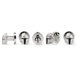 3D Mandalorian Helmet Studs - Cufflinks.com - Flyclothing LLC