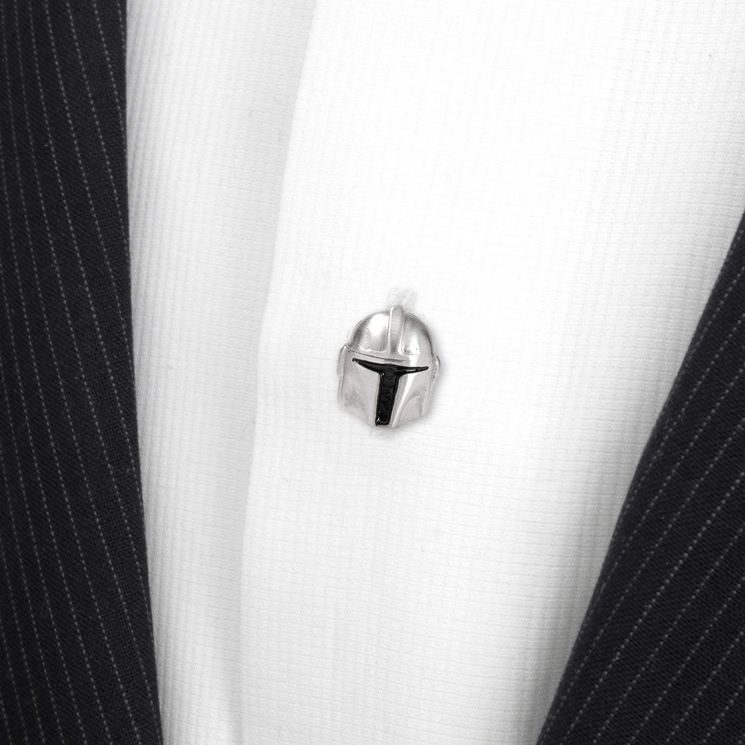 3D Mandalorian Helmet Studs - Cufflinks.com - Flyclothing LLC
