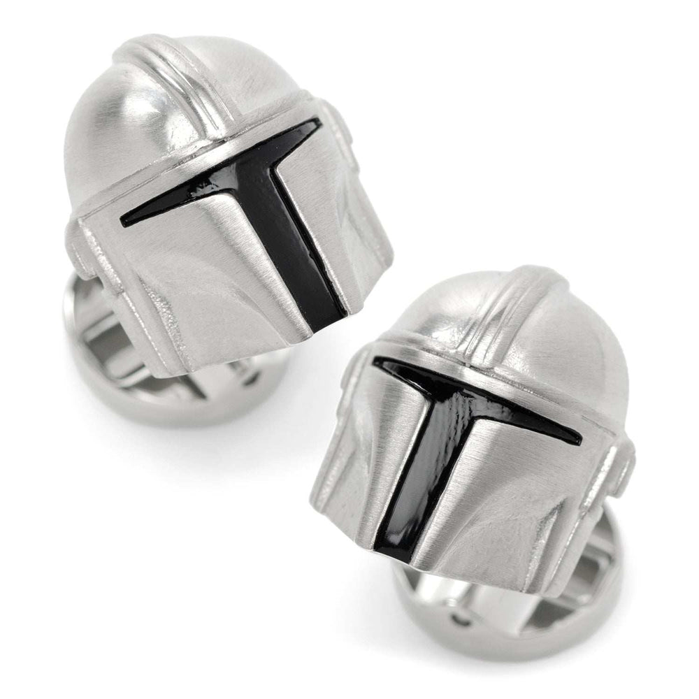 Star Wars Mandalorian 3D Cufflinks - Cufflinks.com - Flyclothing LLC
