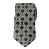 Star Wars Mandalorian Black and Gray Plaid Tie - Cufflinks.com - Flyclothing LLC