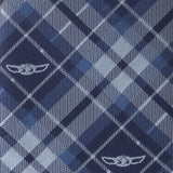 Star Wars Grogu Blue Plaid Tie