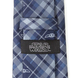 Star Wars Grogu Blue Plaid Tie - Cufflinks.com - Flyclothing LLC