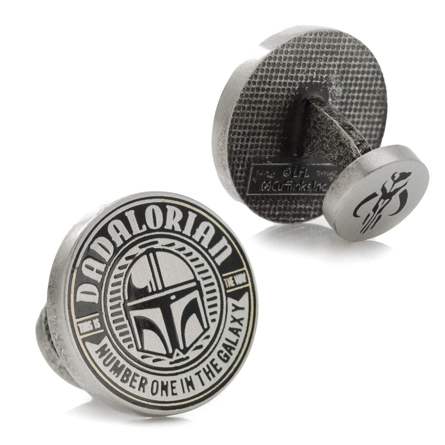 Star Wars Dadalorian Cufflinks - Cufflinks.com - Flyclothing LLC