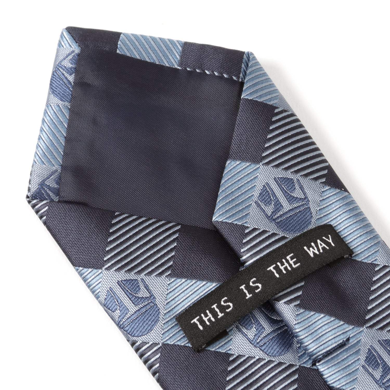 Star Wars Mandalorian Blue and Black Plaid Tie - Cufflinks.com - Flyclothing LLC