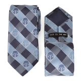 Star Wars Mandalorian Blue and Black Plaid Tie - Cufflinks.com - Flyclothing LLC