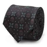 Star Wars Mandalorian Motif Black Tie - Cufflinks.com - Flyclothing LLC