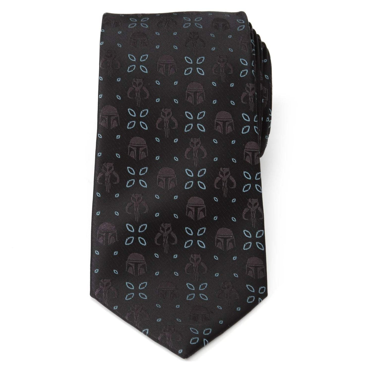 Star Wars Mandalorian Motif Black Tie - Cufflinks.com - Flyclothing LLC